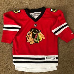 Authentic Reebok Chicago Blackhawks Jersey 2T-4T